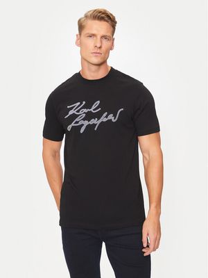 T-shirt męski Karl Lagerfeld ze sklepu: MODIVO w kategorii: T-shirty męskie - zdjęcie WP-EBWP-BKLVO-LN0_0000304307430