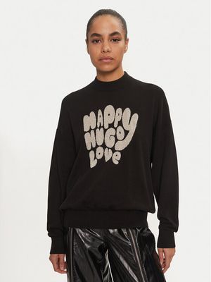 Sweter damski HUGO ze sklepu: MODIVO w kategorii: Swetry damskie - zdjęcie WP-EBWP-BKLVO-LN0_0000304333101