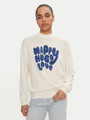 Sweter damski HUGO ze sklepu: MODIVO w kategorii: Swetry damskie - zdjęcie WP-EBWP-BKLVO-LN0_0000304333125