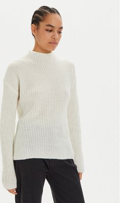Sweter damski na zimę HUGO ze sklepu: MODIVO w kategorii: Swetry damskie - zdjęcie WP-EBWP-BKLVO-LN0_0000304333545