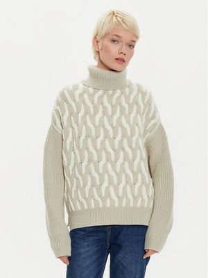 Sweter damski casual BOSS ze sklepu: MODIVO w kategorii: Swetry damskie - zdjęcie WP-EBWP-BKLVO-LN0_0000304333927