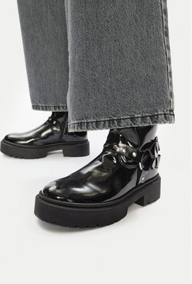 Botki jesienne Steve Madden ze sklepu: MODIVO w kategorii: Botki - zdjęcie WP-EBWP-BKLVO-LN0_0000304364891