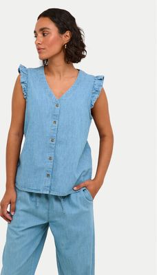 Bluzka damska casual Kaffe ze sklepu: MODIVO w kategorii: Bluzki damskie - zdjęcie WP-EBWP-BKLVO-LN0_0000304369292