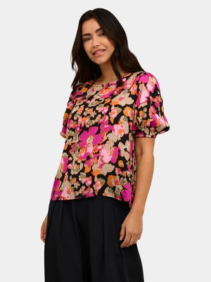 Bluzka damska w stylu boho Kaffe ze sklepu: MODIVO w kategorii: Bluzki damskie - zdjęcie WP-EBWP-BKLVO-LN0_0000304369407