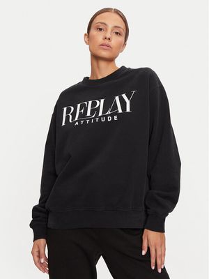 Bluza damska jesienna Replay ze sklepu: MODIVO w kategorii: Bluzy damskie - zdjęcie WP-EBWP-BKLVO-LN0_0000304396830