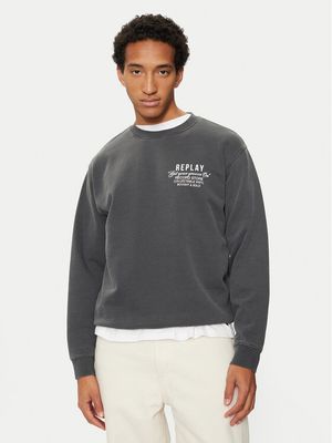 Bluza męska w stylu młodzieżowym Replay ze sklepu: MODIVO w kategorii: Bluzy męskie - zdjęcie WP-EBWP-BKLVO-LN0_0000304399138