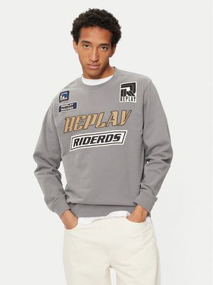 Bluza męska Replay ze sklepu: MODIVO w kategorii: Bluzy męskie - zdjęcie WP-EBWP-BKLVO-LN0_0000304399152