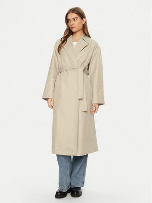 Płaszcz damski jesienny Calvin Klein ze sklepu: MODIVO w kategorii: Płaszcze damskie - zdjęcie WP-EBWP-BKLVO-LN0_0000304402692