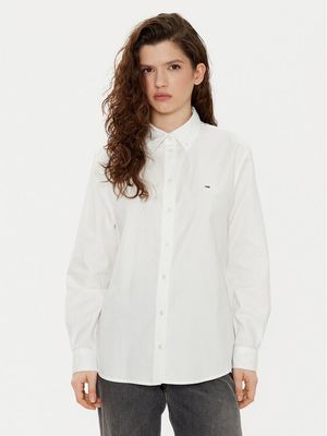 Koszula damska elegancka wiosenna Tommy Jeans ze sklepu: MODIVO w kategorii: Koszule damskie - zdjęcie WP-EBWP-BKLVO-LN0_0000304403231
