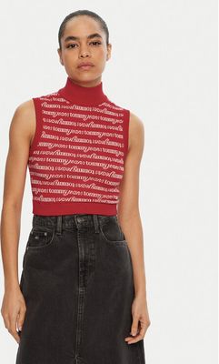 Tommy Jeans - Sweter damski zimowy casual ze sklepu: MODIVO w kategorii: Swetry damskie - zdjęcie WP-EBWP-BKLVO-LN0_0000304404504
