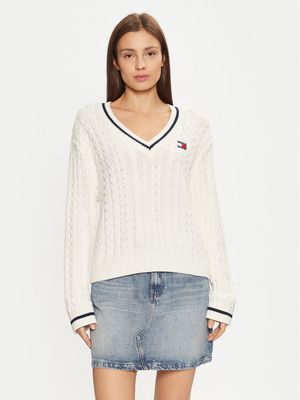 Sweter damski Tommy Jeans ze sklepu: MODIVO w kategorii: Swetry damskie - zdjęcie WP-EBWP-BKLVO-LN0_0000304404528