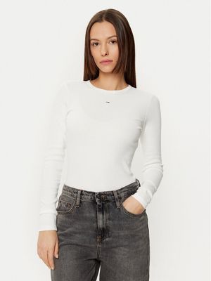 Bluzka damska casual na wiosnę Tommy Jeans ze sklepu: MODIVO w kategorii: Bluzki damskie - zdjęcie WP-EBWP-BKLVO-LN0_0000304405358
