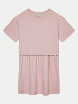 Sukienka dziewczęca na lato Calvin Klein Jeans ze sklepu: MODIVO w kategorii: Sukienki dziewczęce - zdjęcie WP-EBWP-BKLVO-LN0_0000304405532