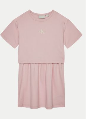 Sukienka dziewczęca na lato Calvin Klein Jeans ze sklepu: MODIVO w kategorii: Sukienki dziewczęce - zdjęcie WP-EBWP-BKLVO-LN0_0000304405532