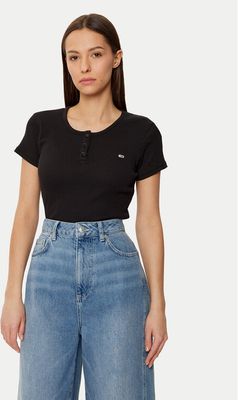 Tommy Jeans - Bluzka damska casualowa ze sklepu: MODIVO w kategorii: Bluzki damskie - zdjęcie WP-EBWP-BKLVO-LN0_0000304406195