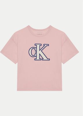 Bluzka dziewczęca letnia Calvin Klein Jeans ze sklepu: MODIVO w kategorii: Bluzki dziewczęce - zdjęcie WP-EBWP-BKLVO-LN0_0000304406515
