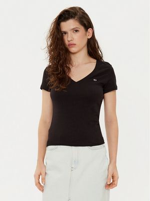 Bluzka damska na wiosnę casual Tommy Jeans ze sklepu: MODIVO w kategorii: Bluzki damskie - zdjęcie WP-EBWP-BKLVO-LN0_0000304407239