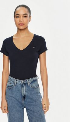 Bluzka damska casual na wiosnę Tommy Jeans ze sklepu: MODIVO w kategorii: Bluzki damskie - zdjęcie WP-EBWP-BKLVO-LN0_0000304407246