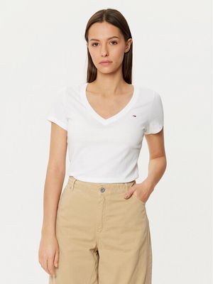 Bluzka damska na wiosnę Tommy Jeans ze sklepu: MODIVO w kategorii: Bluzki damskie - zdjęcie WP-EBWP-BKLVO-LN0_0000304407291