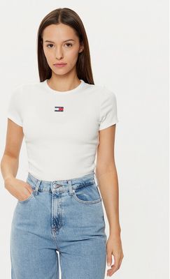 Bluzka damska casual Tommy Jeans ze sklepu: MODIVO w kategorii: Bluzki damskie - zdjęcie WP-EBWP-BKLVO-LN0_0000304407413