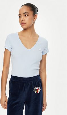 Bluzka damska na wiosnę Tommy Jeans ze sklepu: MODIVO w kategorii: Bluzki damskie - zdjęcie WP-EBWP-BKLVO-LN0_0000304407932