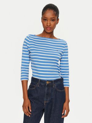 Bluzka damska na wiosnę Tommy Hilfiger ze sklepu: MODIVO w kategorii: Bluzki damskie - zdjęcie WP-EBWP-BKLVO-LN0_0000304407963