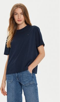 Bluzka damska na wiosnę Tommy Hilfiger ze sklepu: MODIVO w kategorii: Bluzki damskie - zdjęcie WP-EBWP-BKLVO-LN0_0000304408021