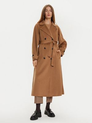 Płaszcz damski Tommy Hilfiger ze sklepu: MODIVO w kategorii: Płaszcze damskie - zdjęcie WP-EBWP-BKLVO-LN0_0000304408281