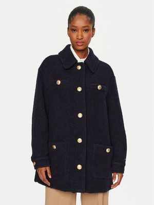 Płaszcz damski casual Tommy Hilfiger ze sklepu: MODIVO w kategorii: Płaszcze damskie - zdjęcie WP-EBWP-BKLVO-LN0_0000304408519