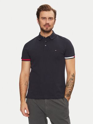 T-shirt męski casualowy Tommy Hilfiger ze sklepu: MODIVO w kategorii: T-shirty męskie - zdjęcie WP-EBWP-BKLVO-LN0_0000304410260