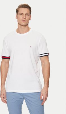 T-shirt męski casualowy na wiosnę Tommy Hilfiger ze sklepu: MODIVO w kategorii: T-shirty męskie - zdjęcie WP-EBWP-BKLVO-LN0_0000304410499