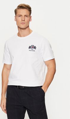 T-shirt męski Tommy Hilfiger ze sklepu: MODIVO w kategorii: T-shirty męskie - zdjęcie WP-EBWP-BKLVO-LN0_0000304410956