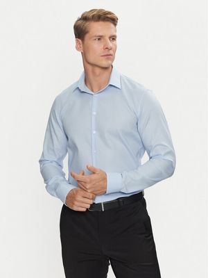 Koszula męska z klasycznym kołnierzykiem Calvin Klein ze sklepu: MODIVO w kategorii: Koszule męskie - zdjęcie WP-EBWP-BKLVO-LN0_0000304411113