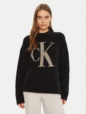 Sweter damski casual Calvin Klein Jeans ze sklepu: MODIVO w kategorii: Swetry damskie - zdjęcie WP-EBWP-BKLVO-LN0_0000304412820
