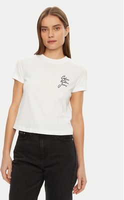 Bluzka damska na wiosnę Calvin Klein Jeans ze sklepu: MODIVO w kategorii: Bluzki damskie - zdjęcie WP-EBWP-BKLVO-LN0_0000304413094