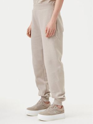 Spodnie damskie wiosenne Calvin Klein Jeans ze sklepu: MODIVO w kategorii: Spodnie damskie - zdjęcie WP-EBWP-BKLVO-LN0_0000304413414