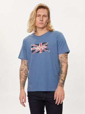 T-shirt męski Pepe Jeans ze sklepu: MODIVO w kategorii: T-shirty męskie - zdjęcie WP-EBWP-BKLVO-LN0_0000304414411