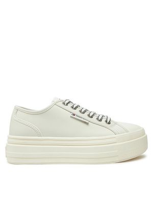 Trampki damskie na lato Tommy Jeans ze sklepu: MODIVO w kategorii: Trampki damskie - zdjęcie WP-EBWP-BKLVO-LN0_0000304430435