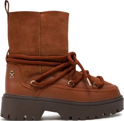 Tommy Hilfiger - Śniegowce damskie zimowe ze sklepu: MODIVO w kategorii: Śniegowce damskie - zdjęcie WP-EBWP-BKLVO-LN0_0000304438516