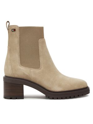 Botki jesienne Tommy Hilfiger ze sklepu: MODIVO w kategorii: Botki - zdjęcie WP-EBWP-BKLVO-LN0_0000304439766