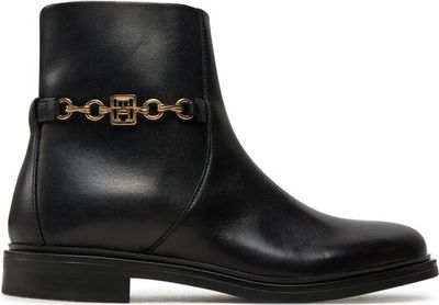 Botki jesienne Tommy Hilfiger ze sklepu: MODIVO w kategorii: Botki - zdjęcie WP-EBWP-BKLVO-LN0_0000304440793