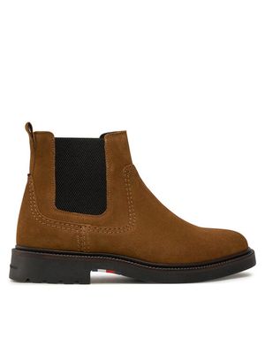 Buty zimowe męskie na zimę Tommy Hilfiger ze sklepu: MODIVO w kategorii: Buty zimowe męskie - zdjęcie WP-EBWP-BKLVO-LN0_0000304442278