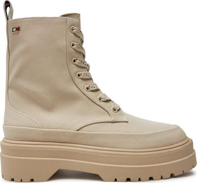Botki jesienne Tommy Hilfiger ze sklepu: MODIVO w kategorii: Botki - zdjęcie WP-EBWP-BKLVO-LN0_0000304444753