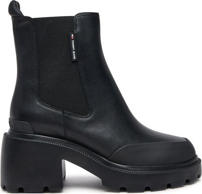 Botki jesienne Tommy Jeans ze sklepu: MODIVO w kategorii: Botki - zdjęcie WP-EBWP-BKLVO-LN0_0000304446993