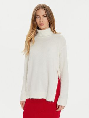 Sweter damski na zimę casualowy Twinset ze sklepu: MODIVO w kategorii: Swetry damskie - zdjęcie WP-EBWP-BKLVO-LN0_0000304451195