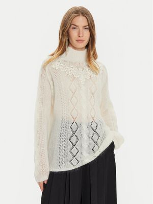 Twinset - Sweter damski na zimę ze sklepu: MODIVO w kategorii: Swetry damskie - zdjęcie WP-EBWP-BKLVO-LN0_0000304451478