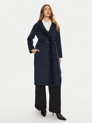 Twinset - Płaszcz damski casual ze sklepu: MODIVO w kategorii: Płaszcze damskie - zdjęcie WP-EBWP-BKLVO-LN0_0000304451607