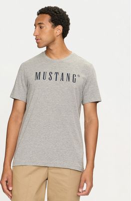 T-shirt męski na wiosnę Mustang ze sklepu: MODIVO w kategorii: T-shirty męskie - zdjęcie WP-EBWP-BKLVO-LN0_0000304464409