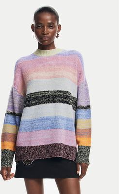 Sweter damski zimowy Desigual ze sklepu: MODIVO w kategorii: Swetry damskie - zdjęcie WP-EBWP-BKLVO-LN0_0000304476785