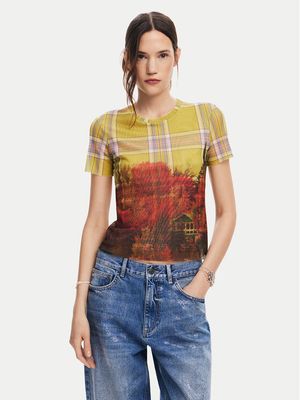 Bluzka damska Desigual ze sklepu: MODIVO w kategorii: Bluzki damskie - zdjęcie WP-EBWP-BKLVO-LN0_0000304476914